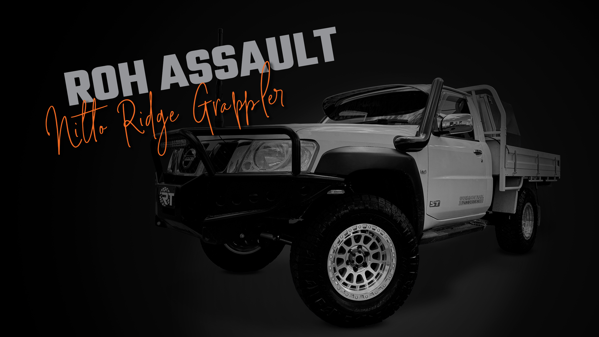 nissan patrol roh assault nitto ridge grappler highlight